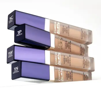 Claresa Natural Skin Tinted Serum Concealer, korektor-serum z naturalnym wykończeniem, 1N Light Neutral, 7 ml