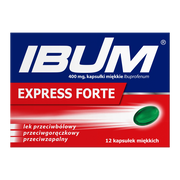 Ibum Express Forte, 400 mg, kapsułki miękkie, 12 szt.