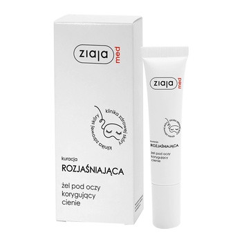 Ziaja Med, żel pod oczy korygujący cienie, 15 ml