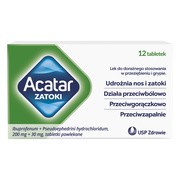 Acatar Zatoki, 200 mg + 30 mg, tabletki powlekane, 12 szt. https://azcdn.doz.pl/image/d/product/470971c9-scale-180x180.png
