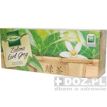 Herbata zielona Earl Grey, fix, 1,5g, 20 szt