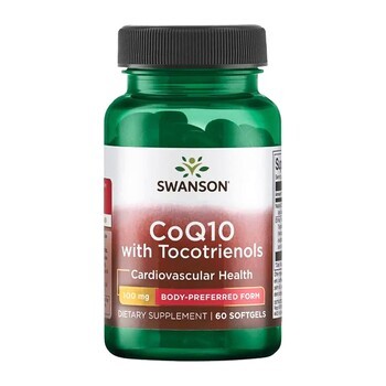 Swanson Koenzym Q10 100 mg z Tokotrienolami 10 mg, kapsułki żelowe, 60 szt.