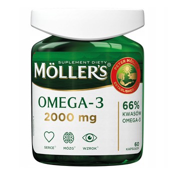 Mollers Omega-3 2000 mg, kapsułki, 60 szt.