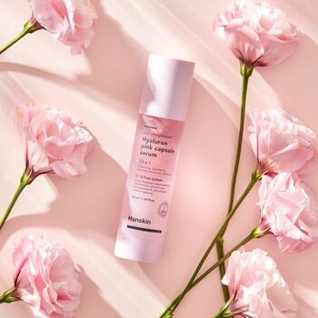 Hanskin Real Complexion Hyaluron Pink Capsule, serum z kwasem hialuronowym, 50 ml