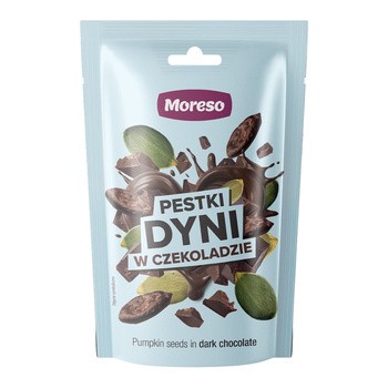 Moreso, Quick Choco, pestki dyni w ciemnej czekoladzie, 70 g