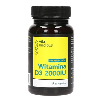 Witamina D3 2000IU VitaMedicus, kapsułki, 60 szt.