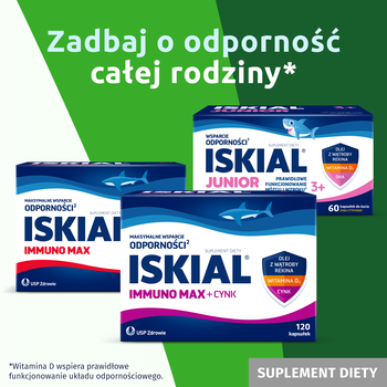 Iskial Immuno + Czosnek, kapsułki, 60 szt.
