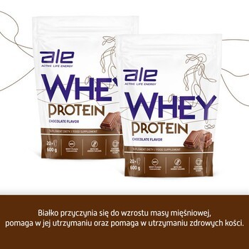 Zestaw 3x ALE Whey Protein Chocolate Flavor