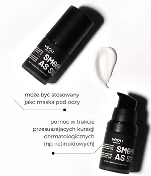 Veoli Botanica Smooth As Silk, naprawczo-ujędrniający krem-maska pod oczy, 15 ml