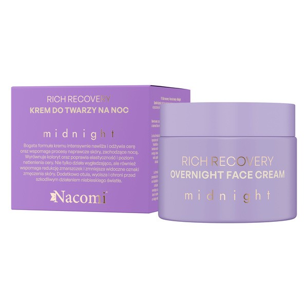 Rich Recovery krem do twarzy na noc Midnight 40ml [Nacomi] - Nacomi