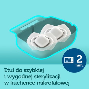 Canpol Babies, smoczek silikonowy symetryczny, Royal Baby, 0-6 m, 2 szt.