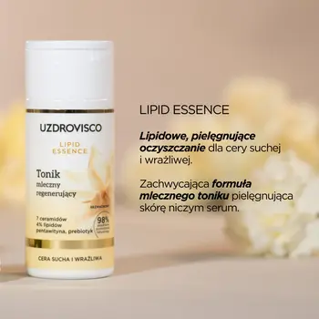 Uzdrovisco Lipid Essence, tonik mleczny regenerujący, 150 ml