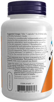 Now Foods L-Tyrosine, kapsułki, 120 szt.
