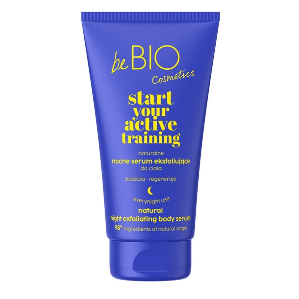 beBIO BeBio Start Your Active Training, serum nocne eksfoliujące, 150 ml — Składniki i ocena