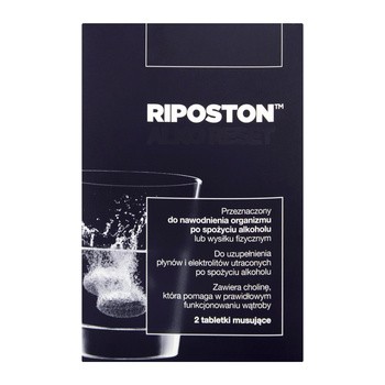 Riposton, tabletki musujące,  2 szt.