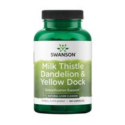 Swanson Milk Thistle Dandelion&Yellow Dock, kapsułki, 120 szt. https://azcdn.doz.pl/image/d/product/9640ec32-scale-180x180.png