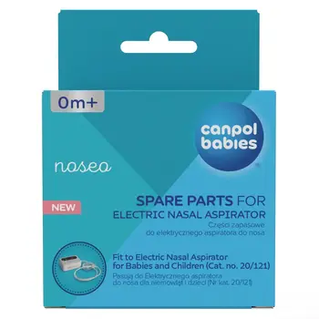 Canpol Babies Noseo, części zapasowe do elektrycznego aspiratora do nosa, 1 szt.