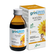 Grintuss Pediatric, syrop na kaszel suchy i mokry dla dzieci od 1. roku życia, 128 g