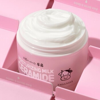 Kwailnara Moisturizing Milk Ceramide, nawilżający krem do twarzy z ceramidami i proteinami mleka, 100 ml