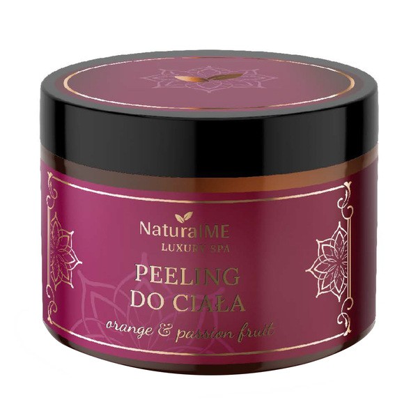NaturalME NaturalME Luxury SPA, cukrowy peeling do ciała, Orange &amp; Passion Fruit, 200 ml — Składniki i ocena