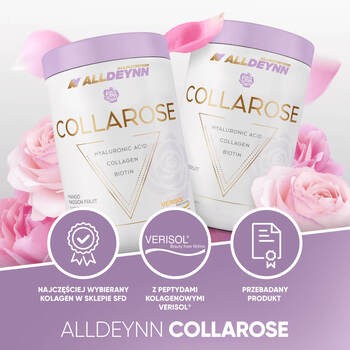 Allnutrition, ALLDEYNN CollaRose mango-passion fruit, proszek, 300 g