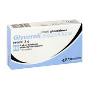 Czopki glicerolowe, 2 g, 10 szt. (Farmina)