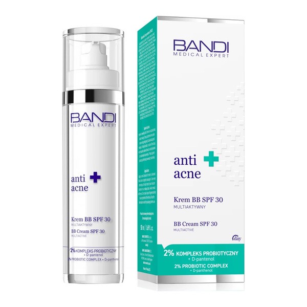 Bandi Medical Expert Bandi Medical Expert, anti acne, multiaktywny krem BB SPF 30, 50 ml — Inhaltsstoffe und Bewertung