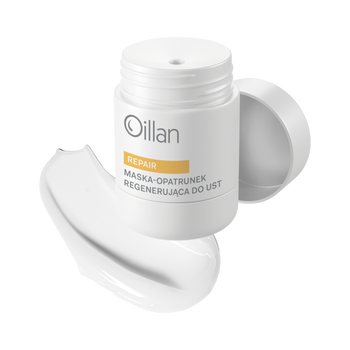 Oillan Rapair, maska-opatrunek regenerujący do suchych i spierzchniętych ust, 15 g