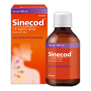 Sinecod, 1,5 mg/ml, syrop, 100 ml