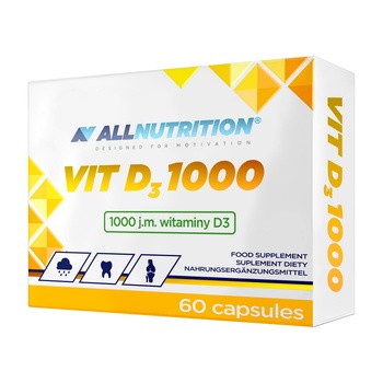 Allnutrition Vit D3 1000, kapsułki, 60 szt.