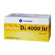 Witamina D3 4000 IU, tabletki, 50 szt.