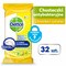 Dettol chusteczki do czyszczenia powierzchni, limonka i cytryna, 32 szt.