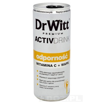 Dr Witt Premium Odporność, napój, witamina C+wapń, 0,25 l