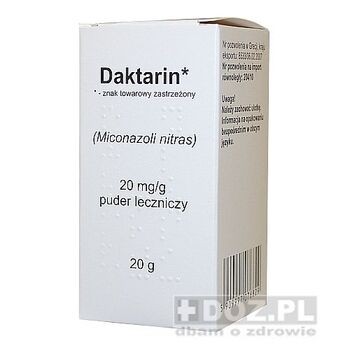 Daktarin, (20 mg/g), puder, leczniczy (import równoległy) 20 g