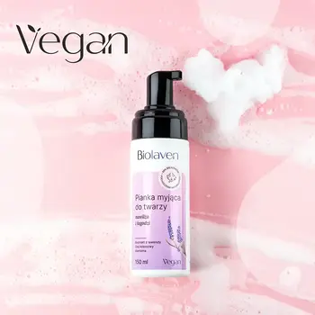 Biolaven Organic, pianka myjąca do twarzy, 150 ml