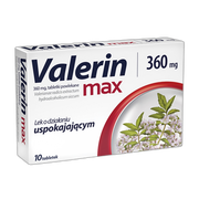 Valerin max, 360 mg, tabletki powlekane, 10 szt.