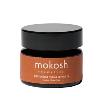Mokosh, liftingująca maska do twarzy, owies i bambus, 15 ml