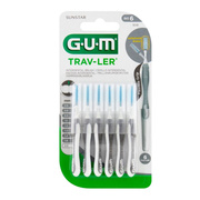 Gum Trav-Ler, szczoteczka międzyzębowa, 2,0 mm, szara, 6 szt