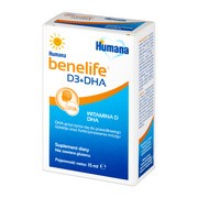 alt Humana benelife D3+DHA, płyn, 15 ml