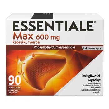 Essentiale Max, 600 mg, kapsułki twarde, 90 szt.