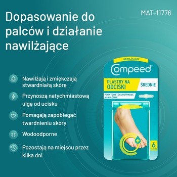 Plastry Compeed, na odciski nawilżające, 6 szt.