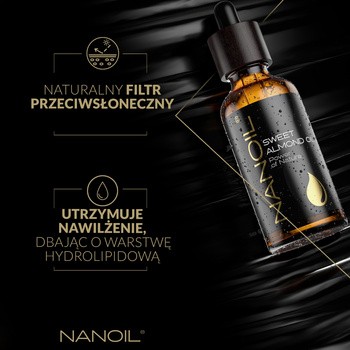 Nanoil, olejek do pielęgnacji, Migdałowy, 50 ml