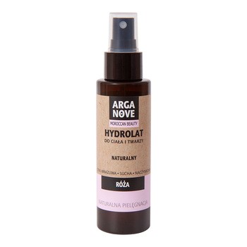 Arganove, ekologiczny hydrolat z kwiatu róży damasceńskiej, 100 ml