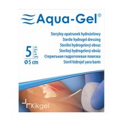 alt Aqua-Gel, opatrunek hydrożelowy, średnica 5 cm, 5 szt.