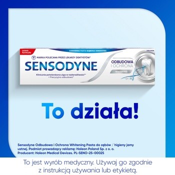 Sensodyne Odbudowa i Ochrona Whitening, pasta do zębów, 75 ml