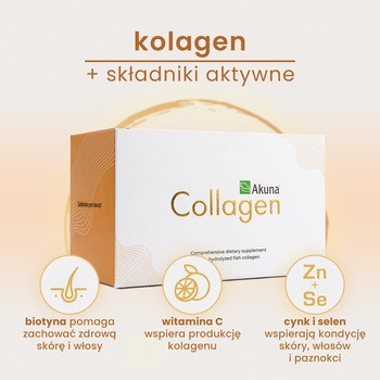 Akuna Collagen, saszetki z proszkiem, 30 szt.