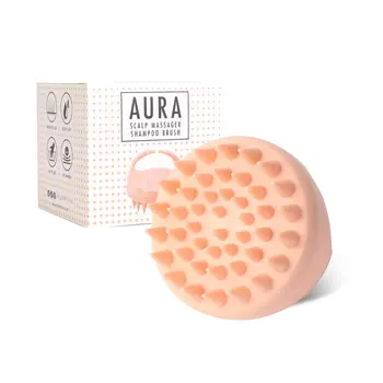 Sister Young, szczotka do mycia i masażu głowy Nude Pink, 1 szt.