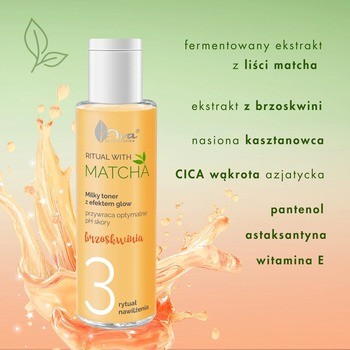 AVA Ritual with Matcha, mleczny tonik i serum do twarzy, 2w1, 100 ml