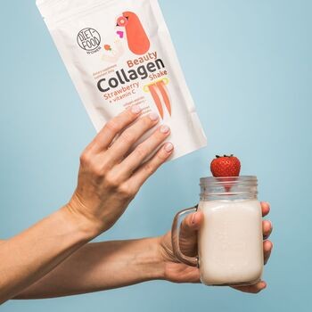 Diet-Food Women Beauty Collagen Shake Strawberry, proszek, 200 g