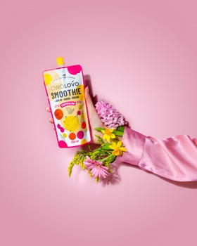 Owolovo Smoothie Jabłko-banan-malina, 250 ml